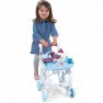 Žaislinis vežimėlis su padėklu ir indų rinkiniu 17 vnt. | Ledo šalis 2 | Frozen 2 | Smoby